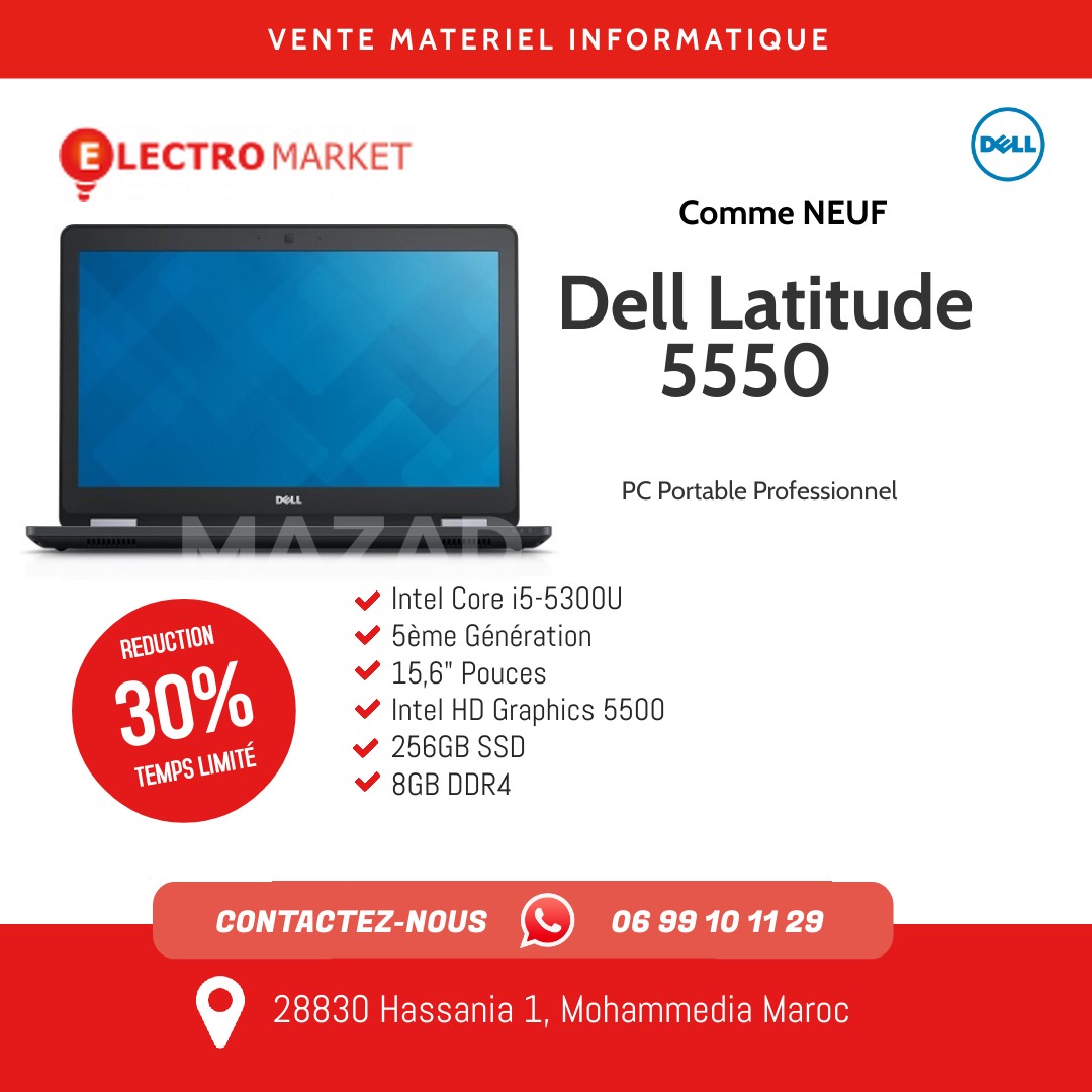 Dell Latitude E5550 Très Bon État comme Neuf